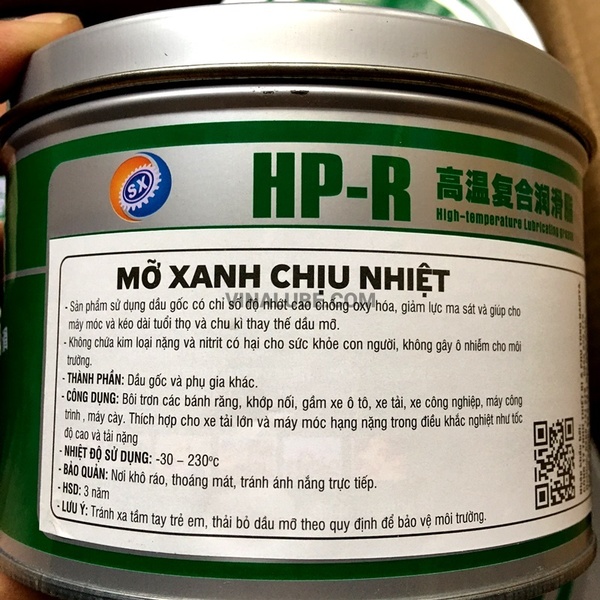 Mỡ Bò Bôi Trơn Chịu Nhiệt Độ Cao 230 Độ EP Grease NLGI 3 Hộp 1kg